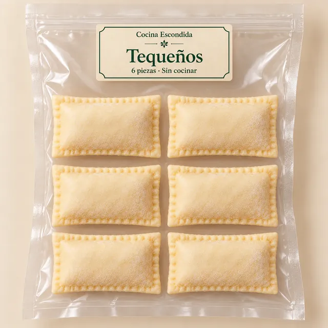 Tequeños empacados al vacío